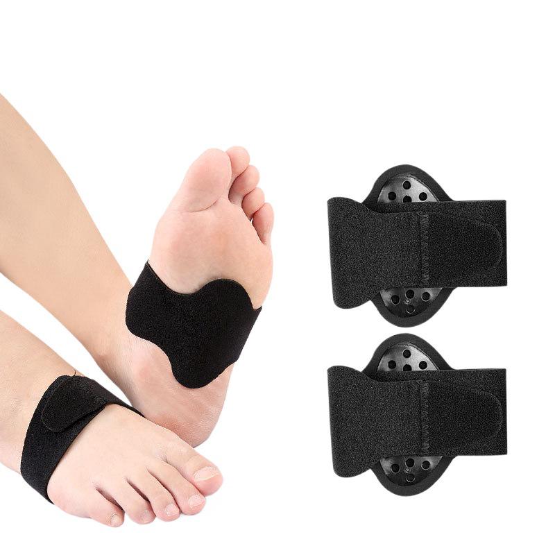 Orthopedic Arch Support Foot Pads for Flat Feet - Shock-Absorbing, Half Pads with Holes for Men and Women.