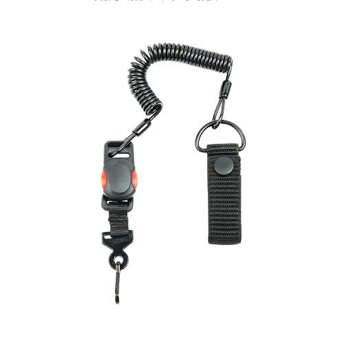 Tactical Anti-lost Magnetic Buckle Elastic Rope Multifunction Quick-release Anti-cutting Steel Wire Lanyard Backpack Accessories