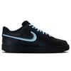 Nike Court Vision 1 Lanying Falls Synthetic Leather Abrasion Resistant Low top Skateboard Shoes Men's Black FZ0630-010(Team697-)