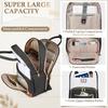 2Pcs Women Travel Backpack Work Waterproof Business Backpacks Outdoor College Carry On Backpacks Casual Bag with Small Bag