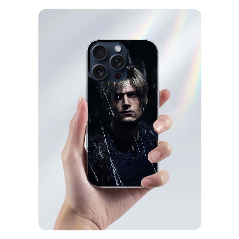 

Leon Kennedy Resident Evil 4 Clear Phone Case For Iphone 17 Air 16 Pro Max 15 Pro 14 Plus 17E 16E 11 13 12 Mini Cover Cases Fund iPhone 15 Pro Max