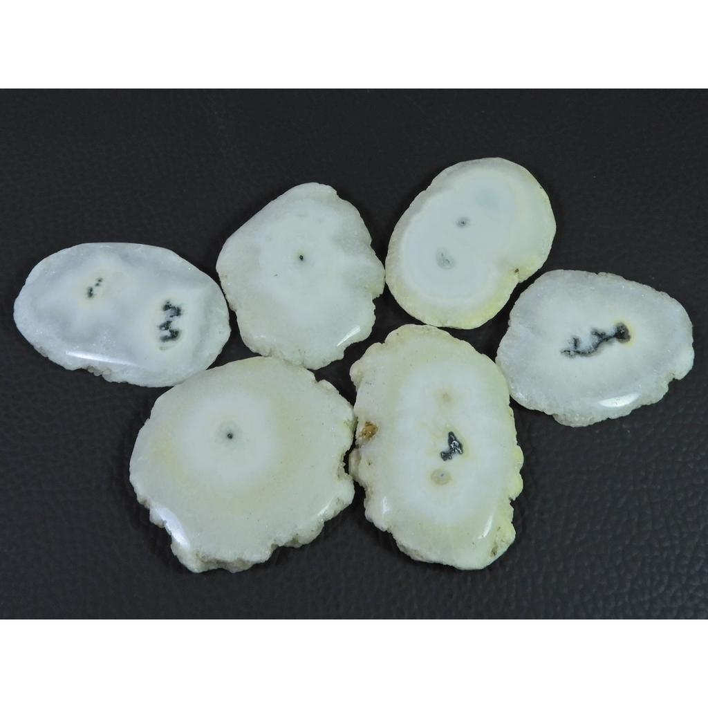 370Cts. Dyed Soalr Druzy Agate Mix Shape Cabochon Loose Gemstone 06Pcs Lot C-1751