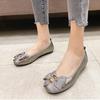 2026 Spring Summer Ballet Flats Women Single Shoes Flat Elegant Ladies Brand Shoes Soft Comfortable Plus Size 42