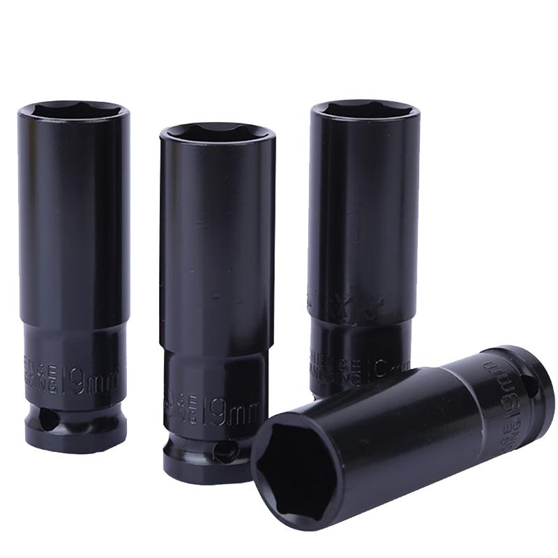 Bingyu 1/2-inch Drive Extended Hex Socket Set 17-piece Set (8-24mm)