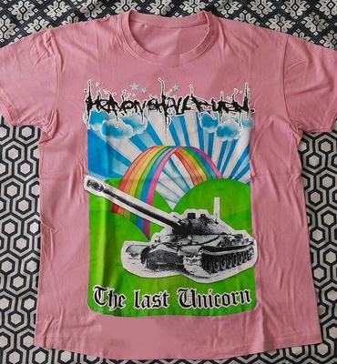 Vintage Heaven Shall Burn - The Last Unicorn Tour T-shirt Katoen AL1014 Unisex T-shirt