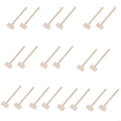 20 Pcs Hammers Mallets Small Mallets Breakable Heart Hammers Seafood Shellfish Lobster Cracking Tool for Kids X3UC