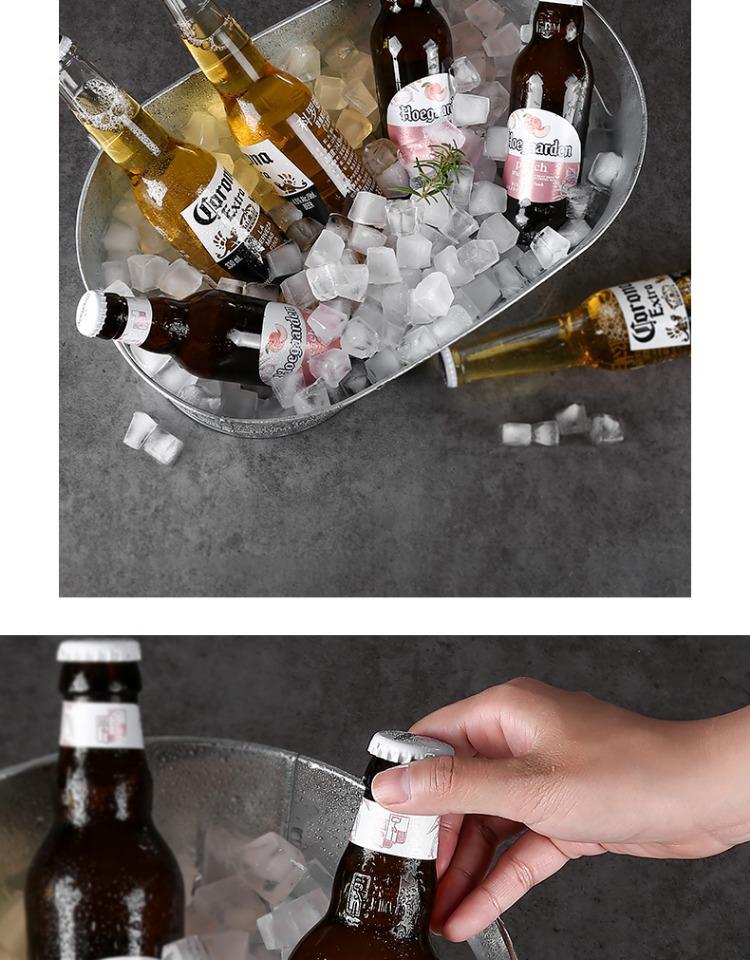 Großer Eisbehälter für Wein, Champagner und Bier