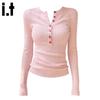 CHOCOOLATEit Women's Half-Zip Knit Top