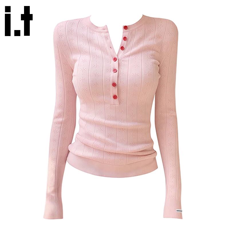 Женский вязаный топ CHOCOOLATEit с молнией на полпути S