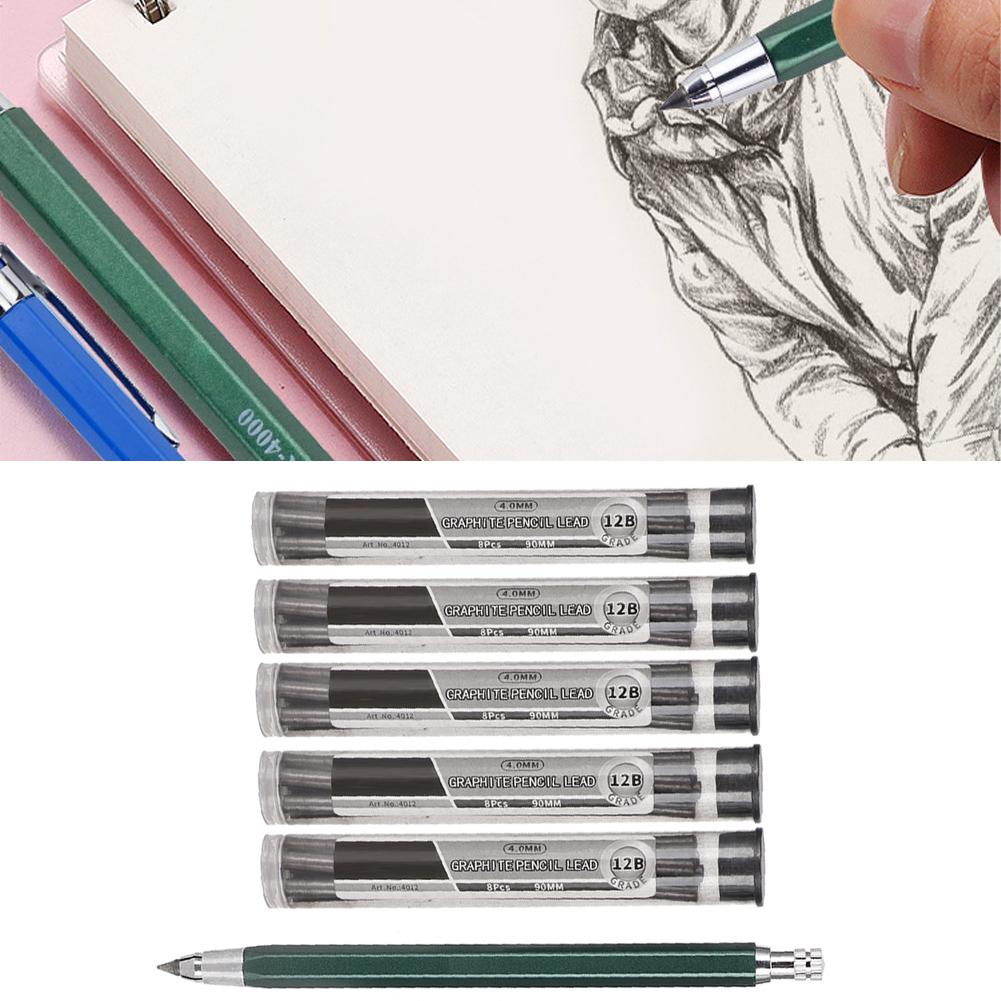 Mechanischer Bleistift Zeichenstift Ingenieur Malwerkzeug Künstlerbedarf mit Mine(4.0 Mechanischer Bleistift2b4b6b8b10b12b )