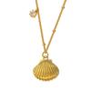 A Beizi Shell Necklace Women's Pendant with Advanced Design Sense Sweater Chain Hip Hop Style