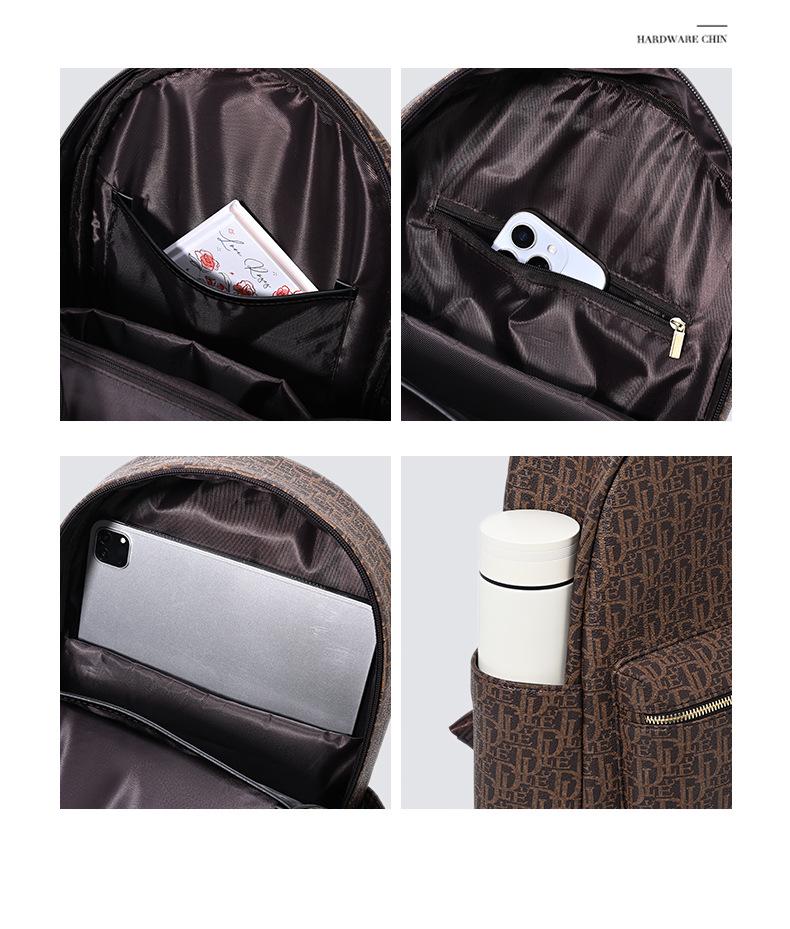 2025 Women's Mori Style Retro Fashion Letter Backpack