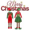 Costume Christmas Fancy Dress Adults Elf Outfits Role Playing Xmas Suits Cosplay