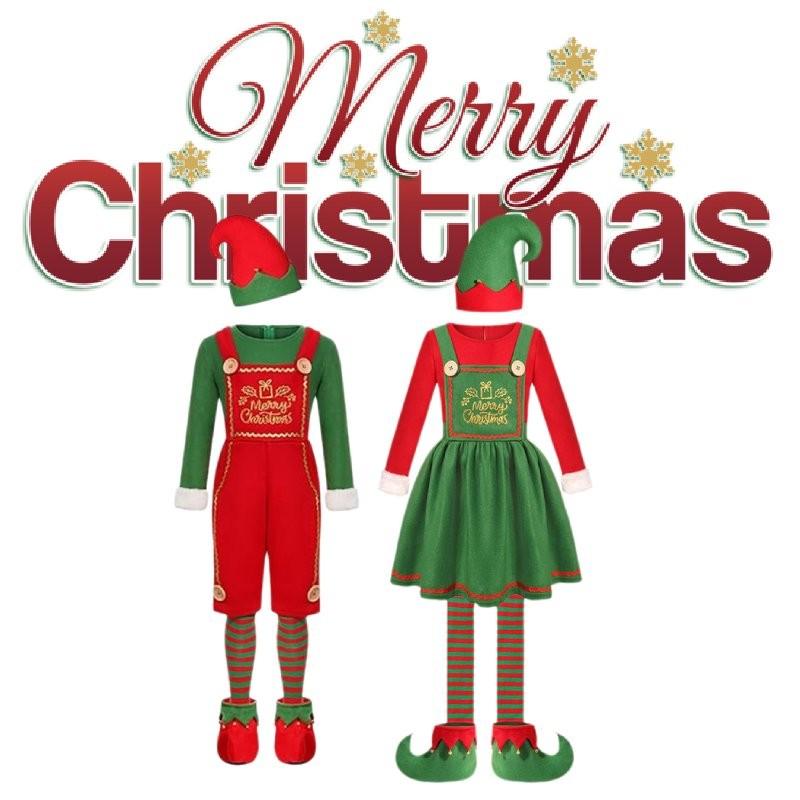 Costume Christmas Fancy Dress Adults Elf Outfits Role Playing Xmas Suits Cosplay