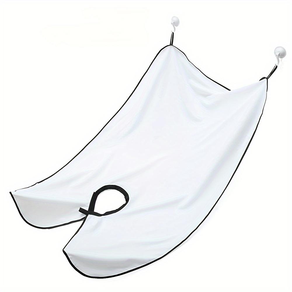 

Beard Bib Apron, Beard Bib Hair Catcher for Shaving, Non-Stick Beard Shave Cape with Suction Cups, Grooming Accessories for Men белый