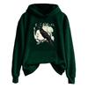 Women's Fashionable Casual Long Sleeve Hooded Printed Sweatshirt