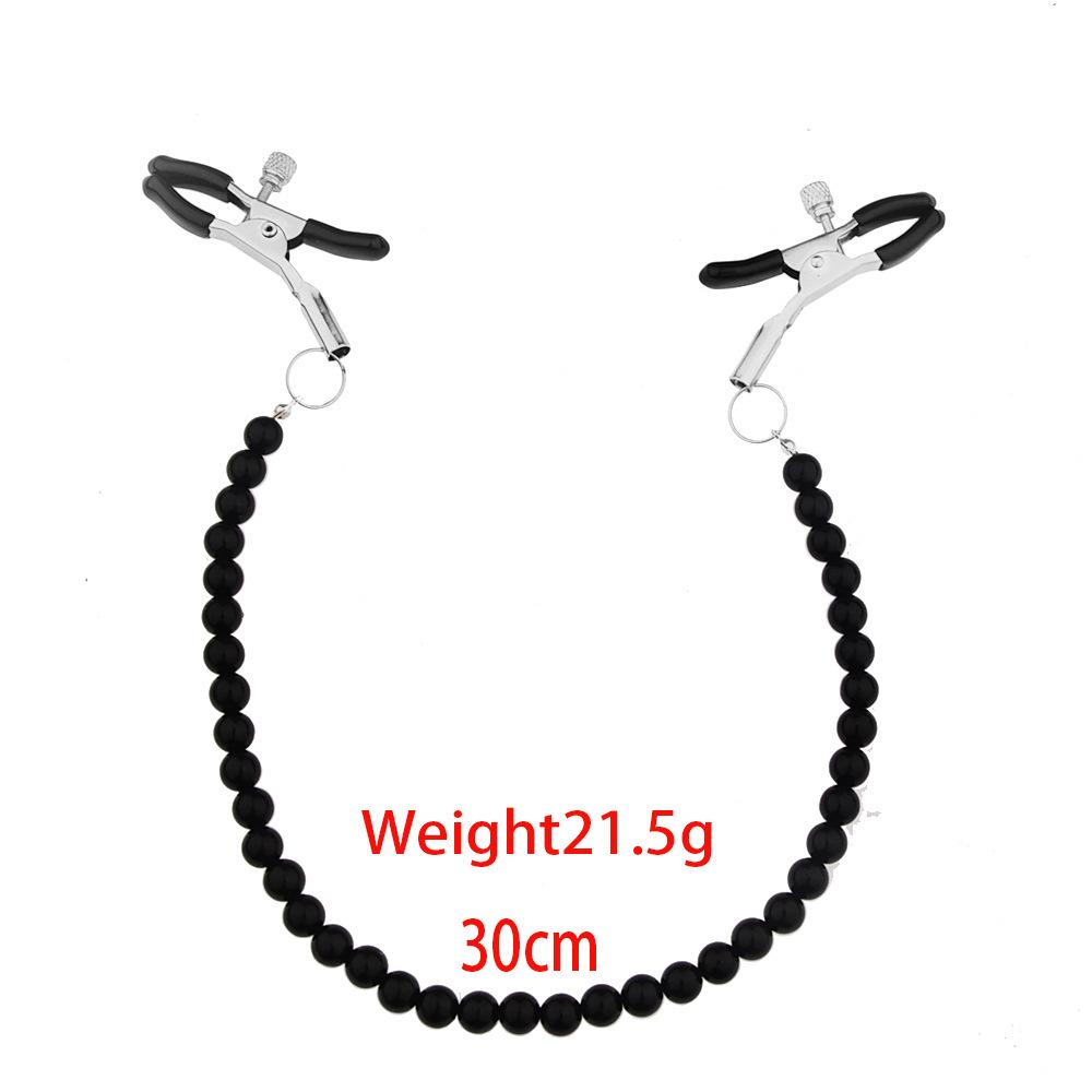 Adult Products New Pearl Chain Nipple Clamp. Sex Climax Yin Clip. Alternative Sex Toys Straight Hair