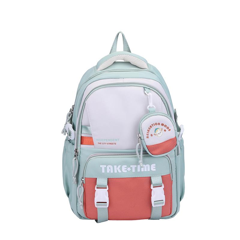 New junior high school schoolbag college student college casual simple backpack fashion trend middle school student shoulder