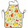 1pc Fruit Pattern Print Apron, Durable And Easy To Clean, Adjustable Waistband, Polyester Material, for Kitchen Cooking, Gardening, Orchard Picking, C