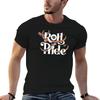 Roll With Pride TShirt Fashion Graphic Tee for Unisex