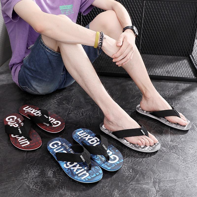 

2024 New Fashion Sandals and Slippers Men Tide Wear Sandals Clip Toe Wear Non-slip Soft Bottom Outdoor Beach Sports Shoes