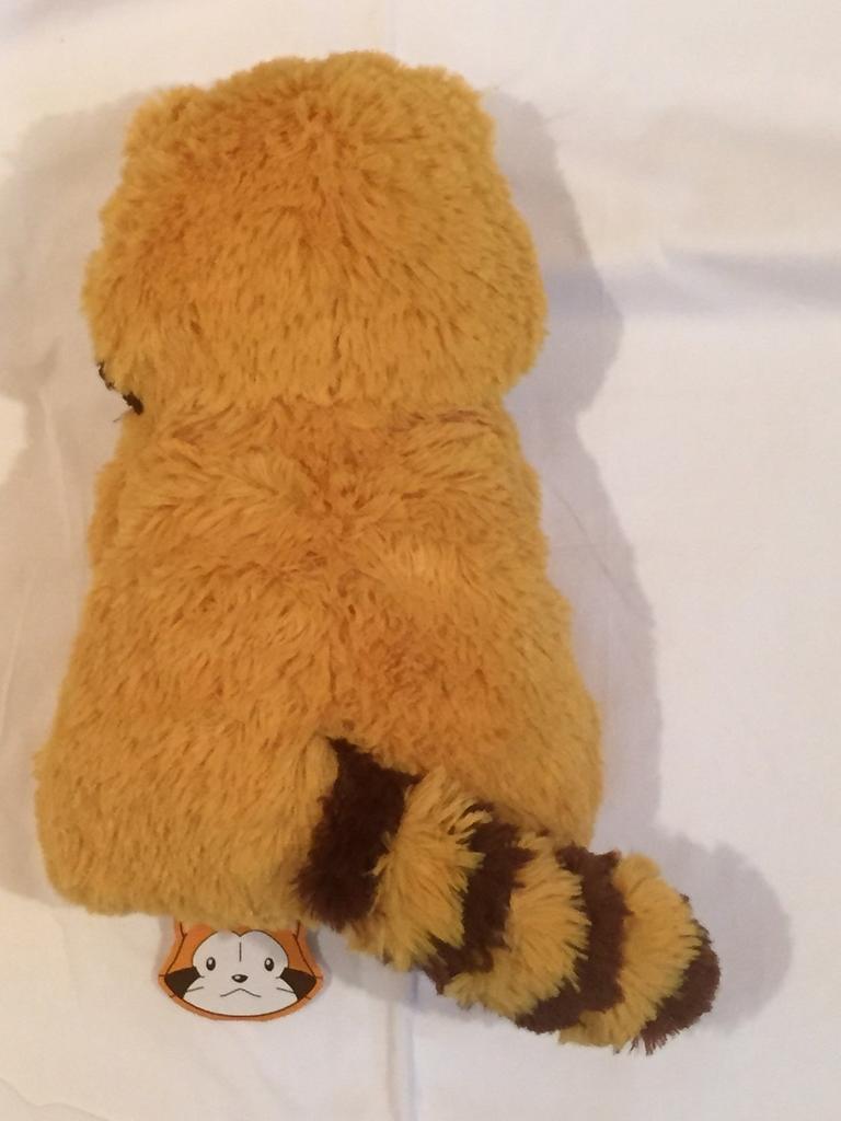 SK Japan Character Fancy Division (skjapan characterfancy section) Rascal the Raccoon Sitting Big Plush Toy