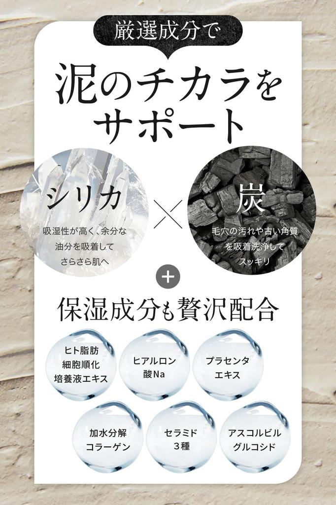 NANOA Mud Pack Clay Pack Doctors are paying close attention to this product Contains 4 types of mud and human stem cells Beauty Clay Mask Peeling