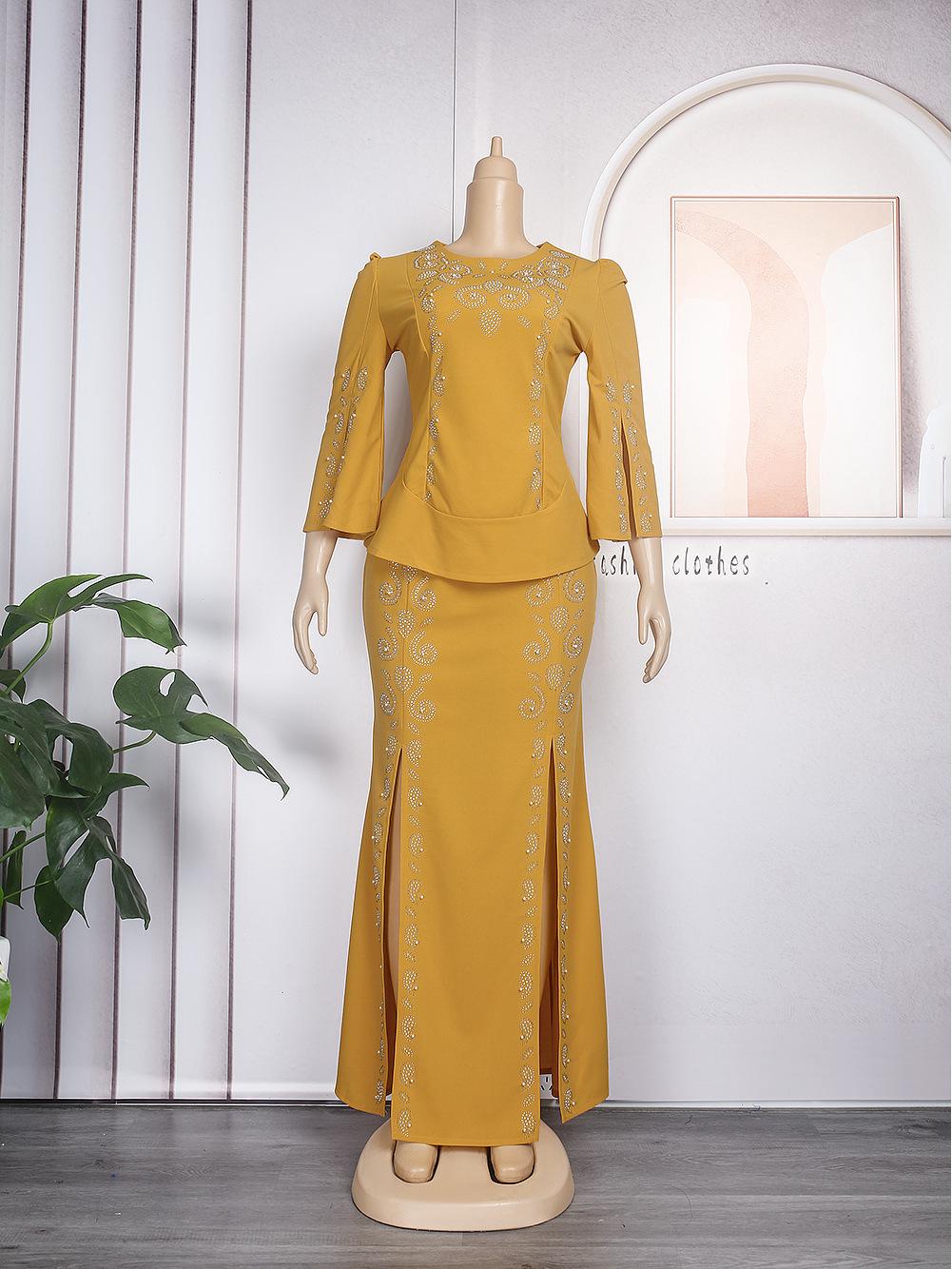 

Женский однотонный деловой костюм-двойка больших размеров 2022 года с рукавами три четверти