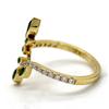 Forest Style Olive Branch Small Fresh and Tender Leaf Ring Popular Geometric Ring In Europe and America