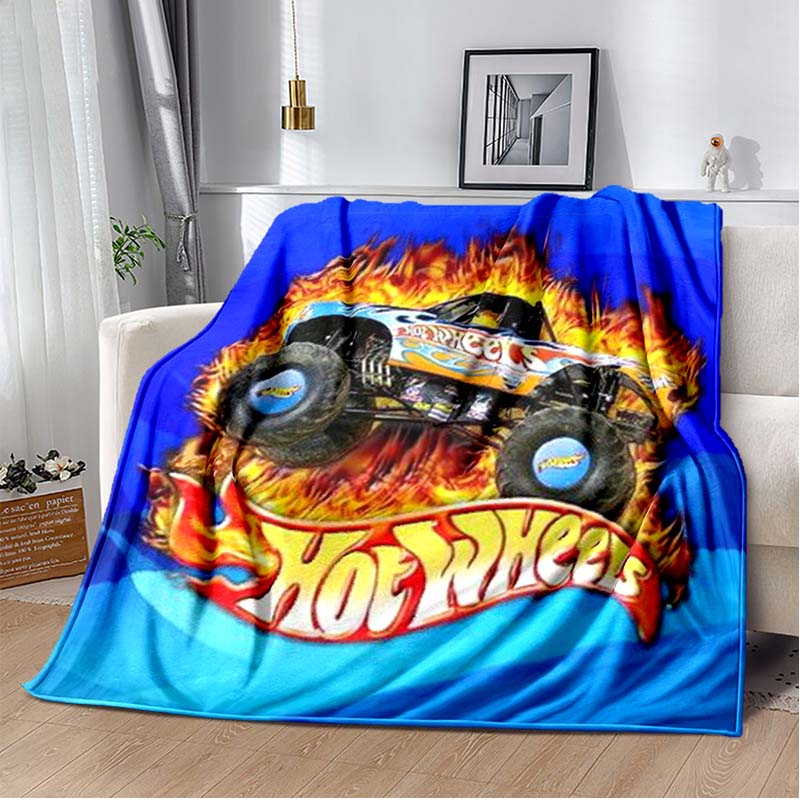 Monster Jam Grave Digger Truck Hot Wheels Sofa Blanket Lightweight Warm Insulation Blanket Bed Office Car Knee padsThrow Blanket
