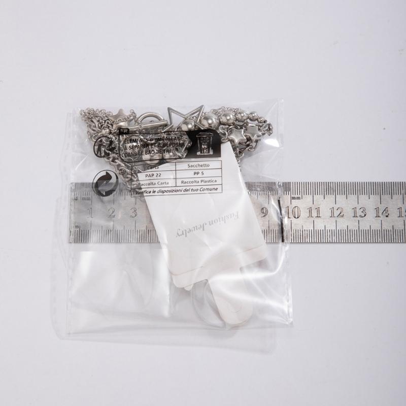 3Pieces Star Fringe Necklace Hip Hop Round Bead Choker Multilayer Clavicle Chain Y2K Jewelry OT Buckle Necklace Party