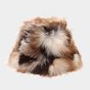 Hat Women's New Trend Fashion Wear Fluffy Long Hair Bucket Hat Autumn and Winter Outdoor Warm Basin Hat