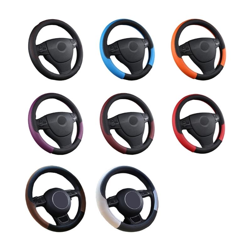 Husa antiderapanta pentru volan Design universal Cu piele PU moale Prindere antiderapanta Pentru condus sigur