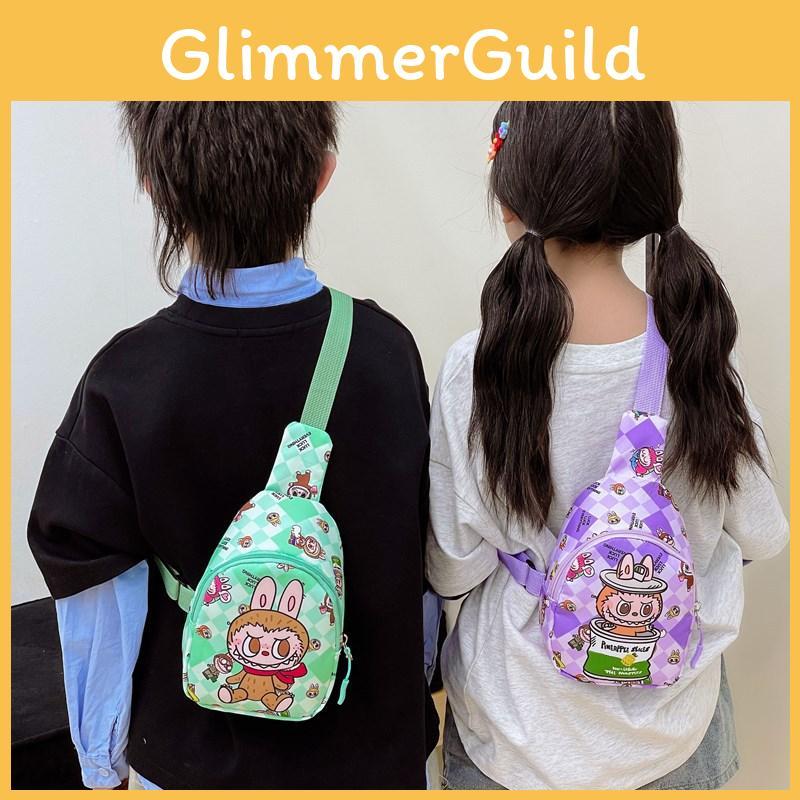 Children Chest Bag Cartoon Anime Shoulder Bags Adjustable Strap Shoulder
