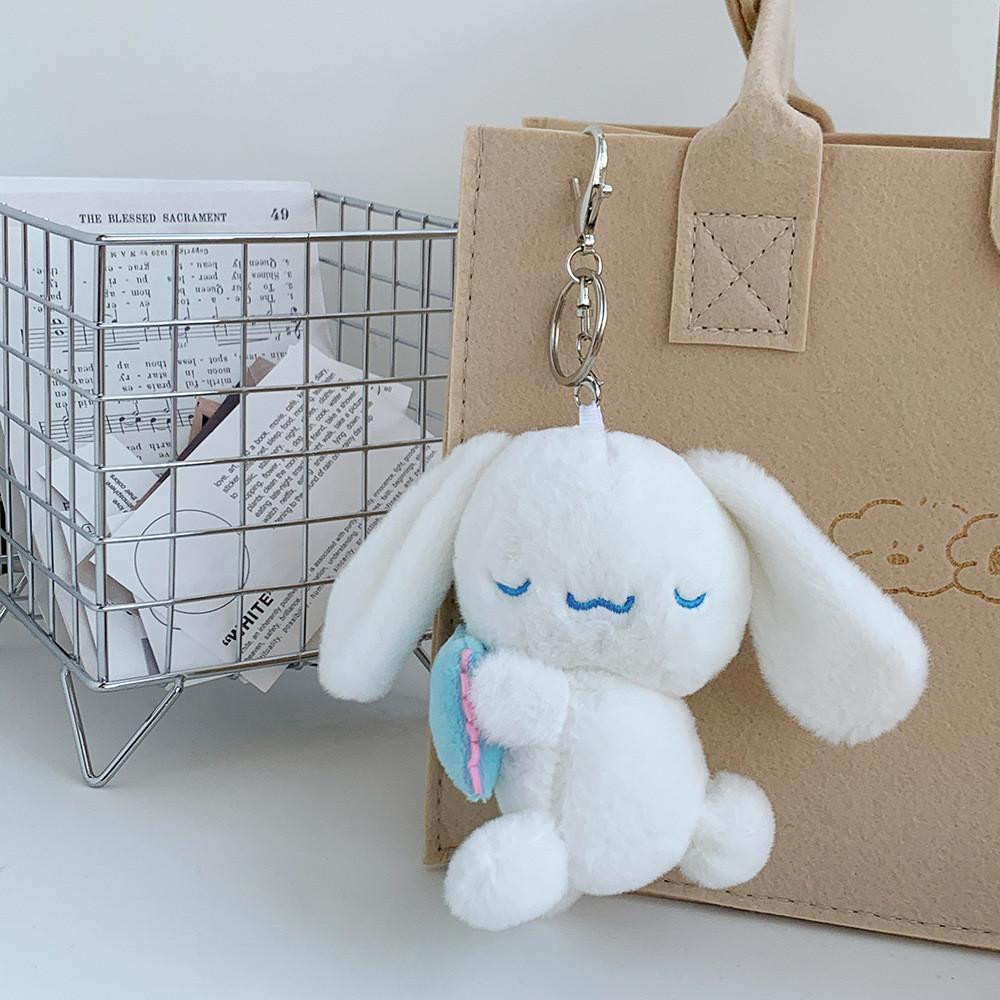 Adorable Cartoon Animal Plush Keychain Doll For Students Gift In Various Colors