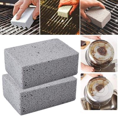 2Pcs Grill Brick Wide Application Effective Glass Powder Universal Excellent Friction