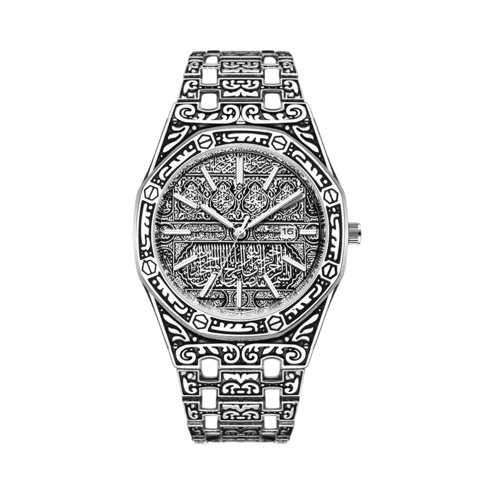 

Мужские кожаные деловые модные часы с ремешком для подарков One Size