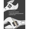 Nuts Bolts Install Adjustable Wrench Woodworking Plumbing Metalworking Alloy Steel Spanner Office Repair Tool Replacement