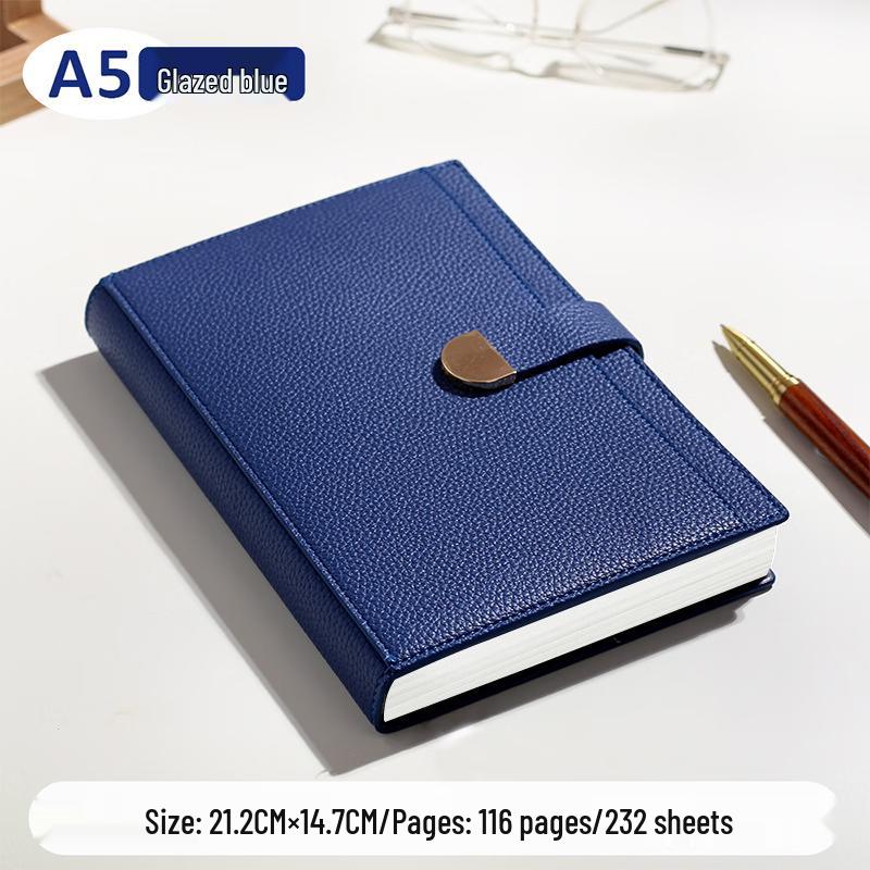 

Faux Leather Buckle Notebook
