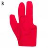 Spandex Snooker Billiard Cue Glove Pool Left Hand Open Three Finger Accessory