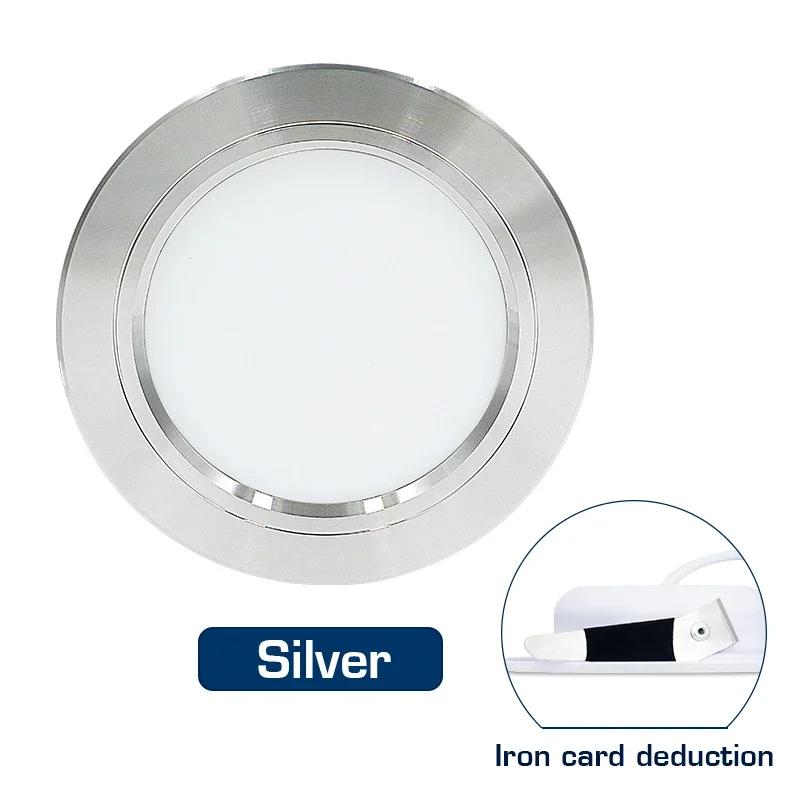 

Светодиодный потолочный светильник переменного тока, 110 В, 220 В, встраиваемый потолочный светильник, постоянный ток, 12 В, 24 В, 5 Вт, 9 Вт, 12 Вт, 15 Вт, 18 Вт, ультратонкий холодный белый/теплый белый светодиодный прожектор AC220V 18W&Warm White