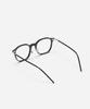 Peullang Pf287 French Square Eyeglass Frame Black (C8)