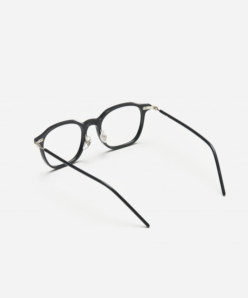 Peullang Pf287 French Square Eyeglass Frame Black (C8)