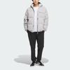adidas Long Sleeve Hooded Solid Color Down Jacket Unisex Outerwear KQ5541