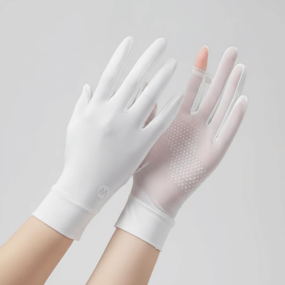 Non-Slip UV Protection Gloves Quick-Dry Ice Silk Gloves Unisex Cycling Gloves  Golf