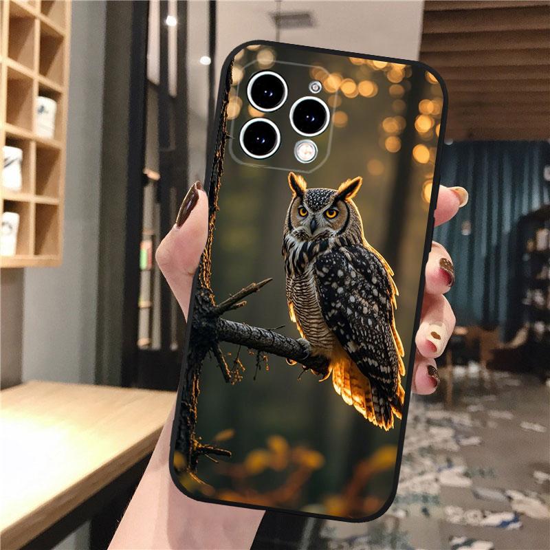 

Phone Case Carcasa Funda For iPhone 17 Pro Max 17 Air 16 15 14 13 Pro Max 15 16 Pro 15Plus Owls Animal iphone 14ProMax