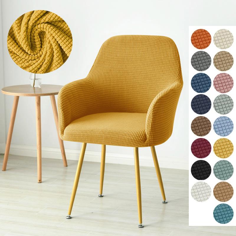 1/4/6Pcs Elastic Polar Fleece High Arm Chair Covers Dining Adjustable Armchair Covers El Bar Seat Slipcovers For Home Wedding
