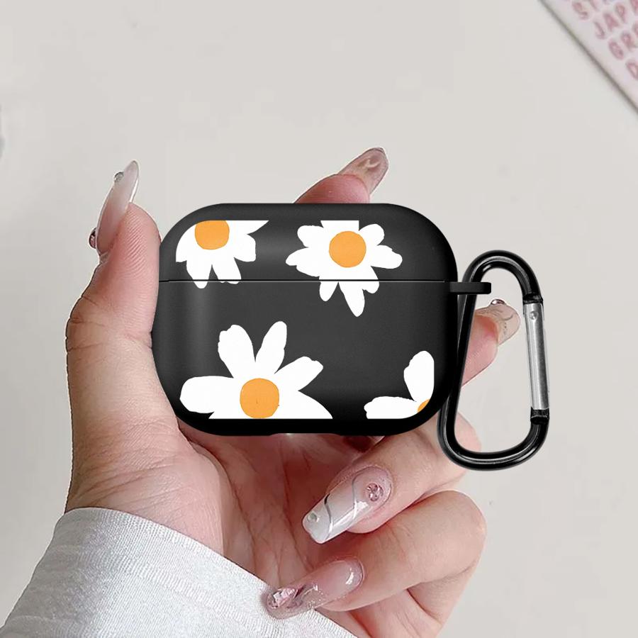 

Earphone Cases Cover Case For Airpods Pro2 2 1 Pro3 Pro 4 3 Chrysanthemum Flower Airpods Pro 2
