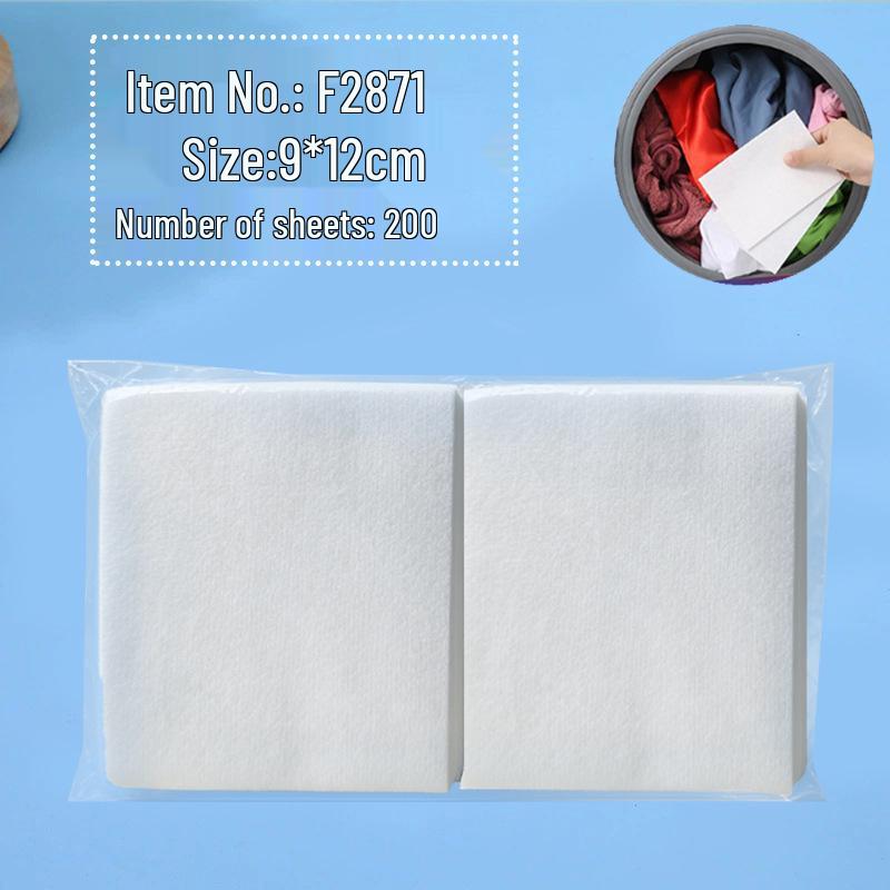 Color Absorbing Anti-Bleeding Laundry Sheets – Prevents Stains and Maintains Color.