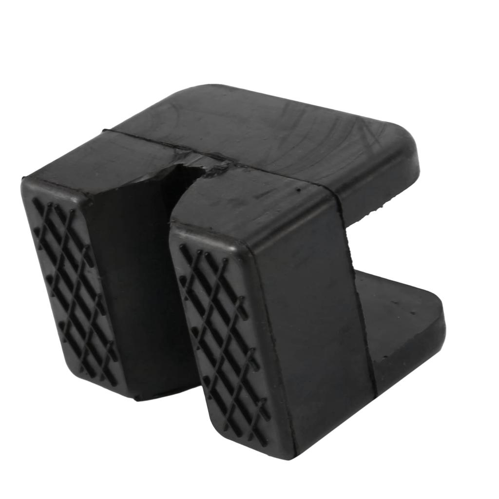 Plouluyt 2pcs Rubber Jack Pad Jack Stand Adapter Universal Rubber Slot Frame Rail Pinch Weld Protector Car Lift Pad